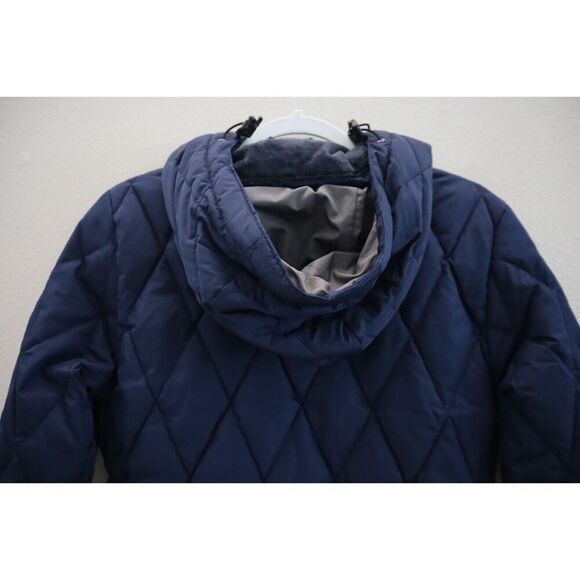 Moosejaw 7726255 Women's Sz S Blue Quilted Down Mid-Length Hooded Jacket - Picture 4 of 14